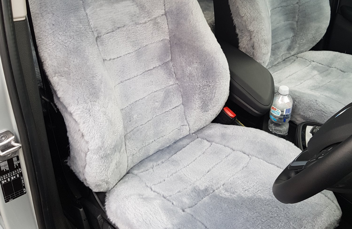 Fitted sheepskin deals car seat covers